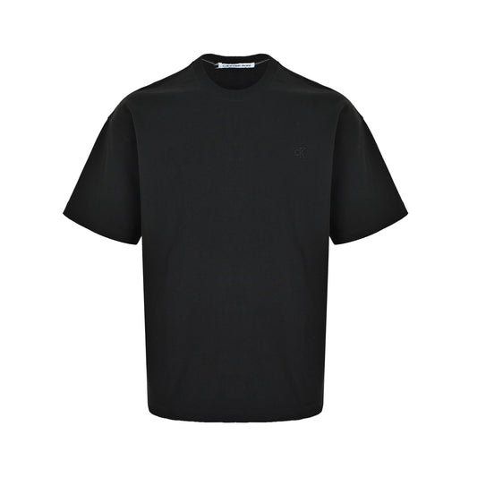Calvin Klein CK 24ss round neck short sleeves with inkjet lettering on the back