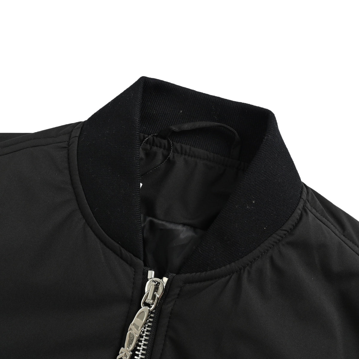 Dior No. 47 neon pink embroidered baseball jacket
