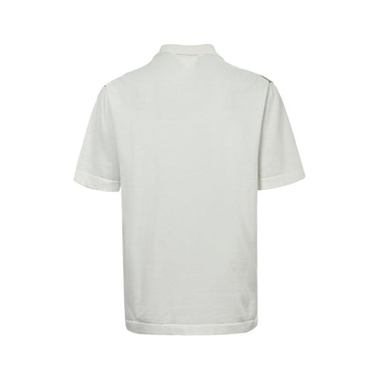 Louis Vuitton 26ss plaid jacquard knitted short-sleeved shirt