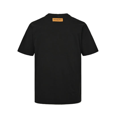 Louis Vuitton 24ss short sleeves with embroidered letters on the chest