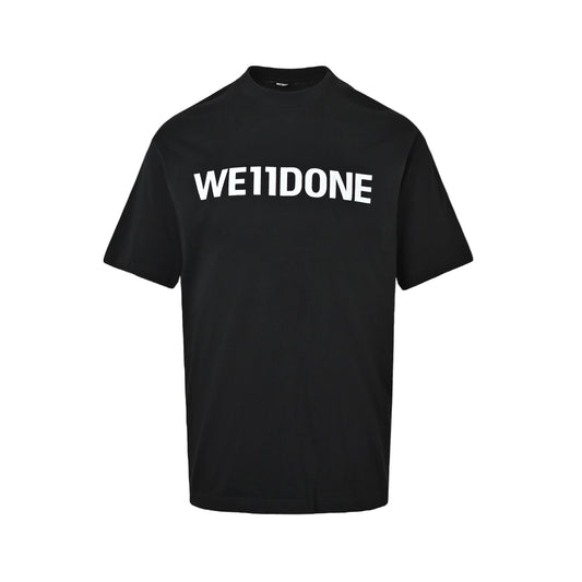 WE11DONE classic LOGO letter printed short sleeves