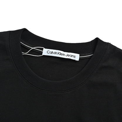 Calvin Klein CK 24ss small logo embroidered round neck short sleeves