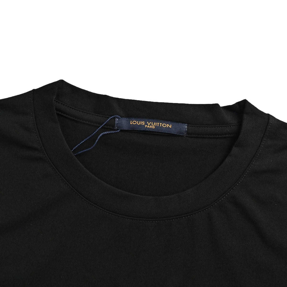 Louis Vuitton mechanical color label logo printed short sleeves