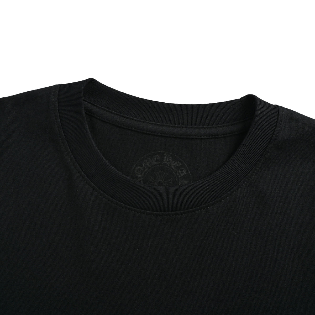 Chrome Hearts/Chrome Heart Pocket Yellow Sanskrit Scroll Print Short Sleeve