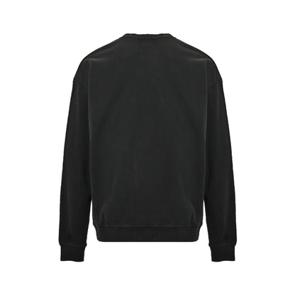 Loewe/Luo Yiwei 24Fw gradient washed printed round neck sweatshirt