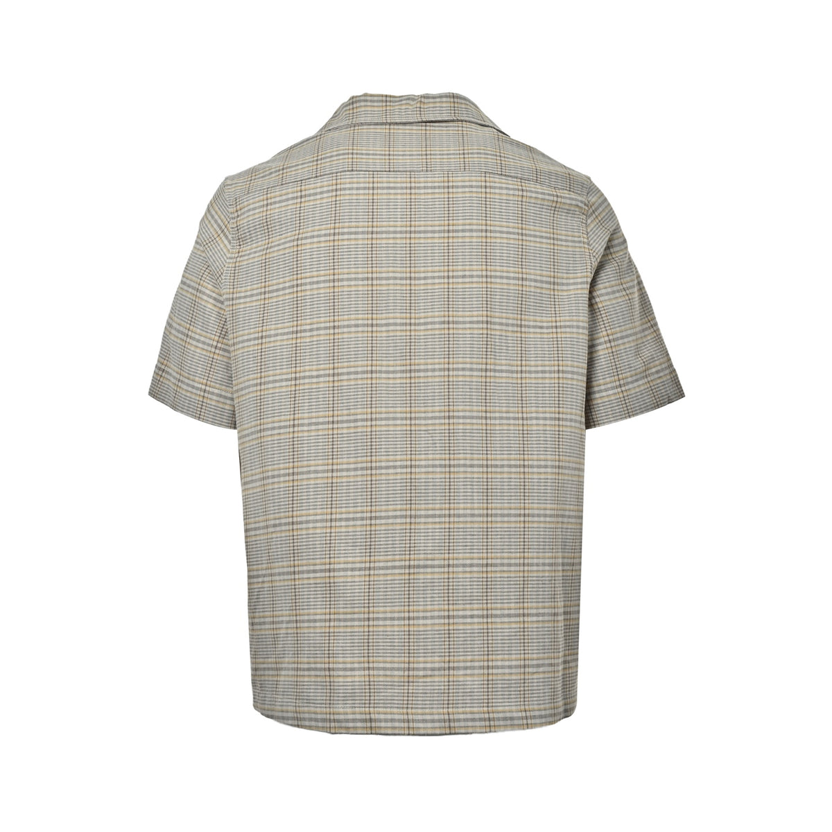 Loro Piana/LP plaid Cuban collar short-sleeved shirt