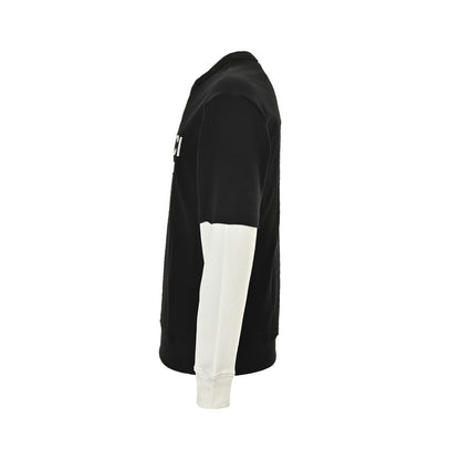 Gucci 24Fw embroidered letter logo stitching fake two-piece sweatshirt