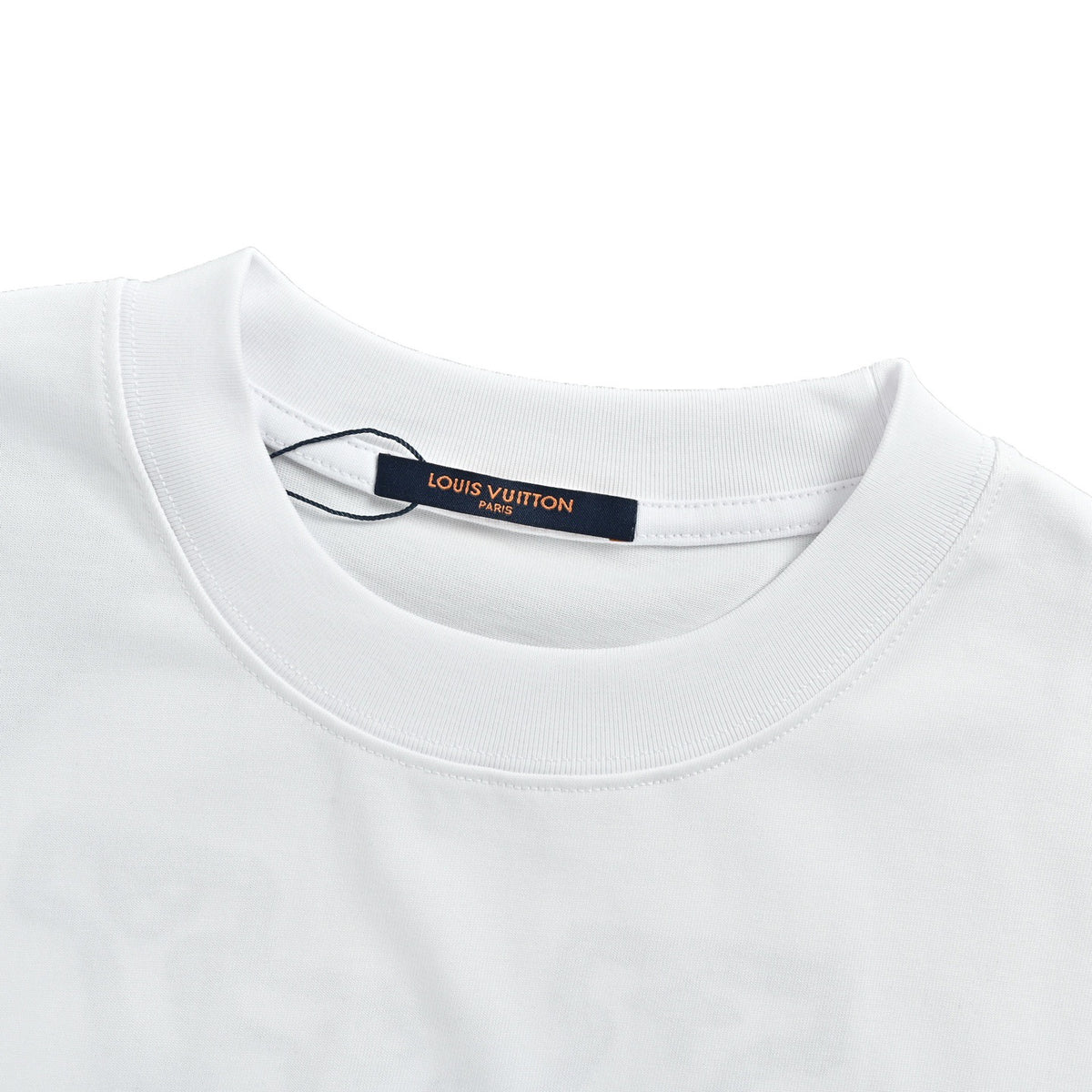 Louis Vuitton 26ss short sleeves with front and rear letter logo embroidery