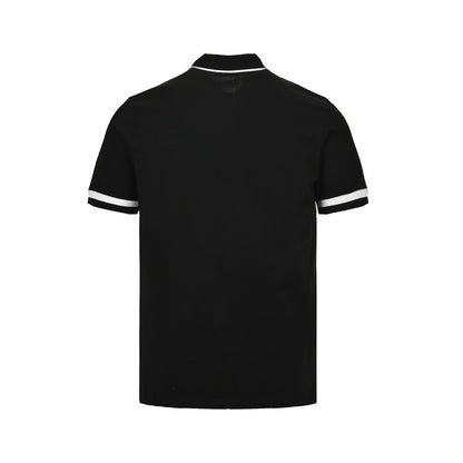 Celine classic embroidered small label Polo short sleeves