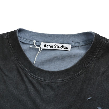 Acne Studios distressed sandblasted washed fake two-piece long-sleeved T-shirt
