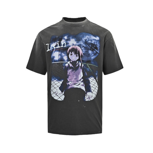 SAINT MICHAEL 25ss Ringtone collaboration printed short sleeves