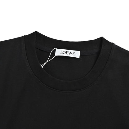 Loewe/Luo Yiwei 26ss chest patch letter logo short sleeves