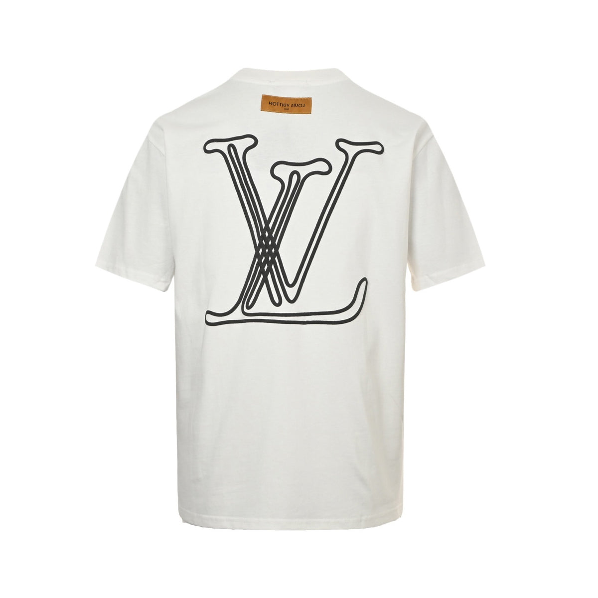 Louis Vuitton 25ss line logo foam printed short sleeves
