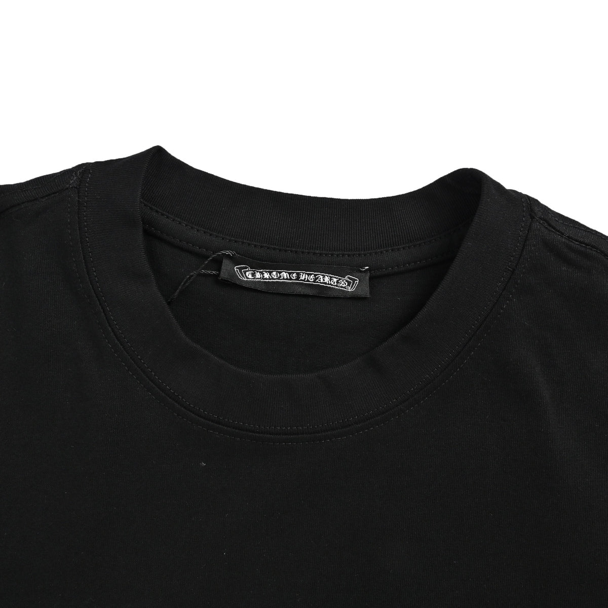 Chrome Hearts Cracked Horseshoe Cross Print Short Sleeve