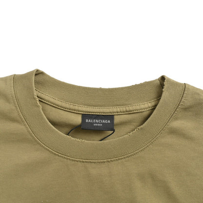 Balenciaga/Balanciaga 24Fw blurred cola printed long-sleeved T-shirt