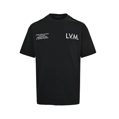 Louis Vuitton letter slogan printed short sleeves