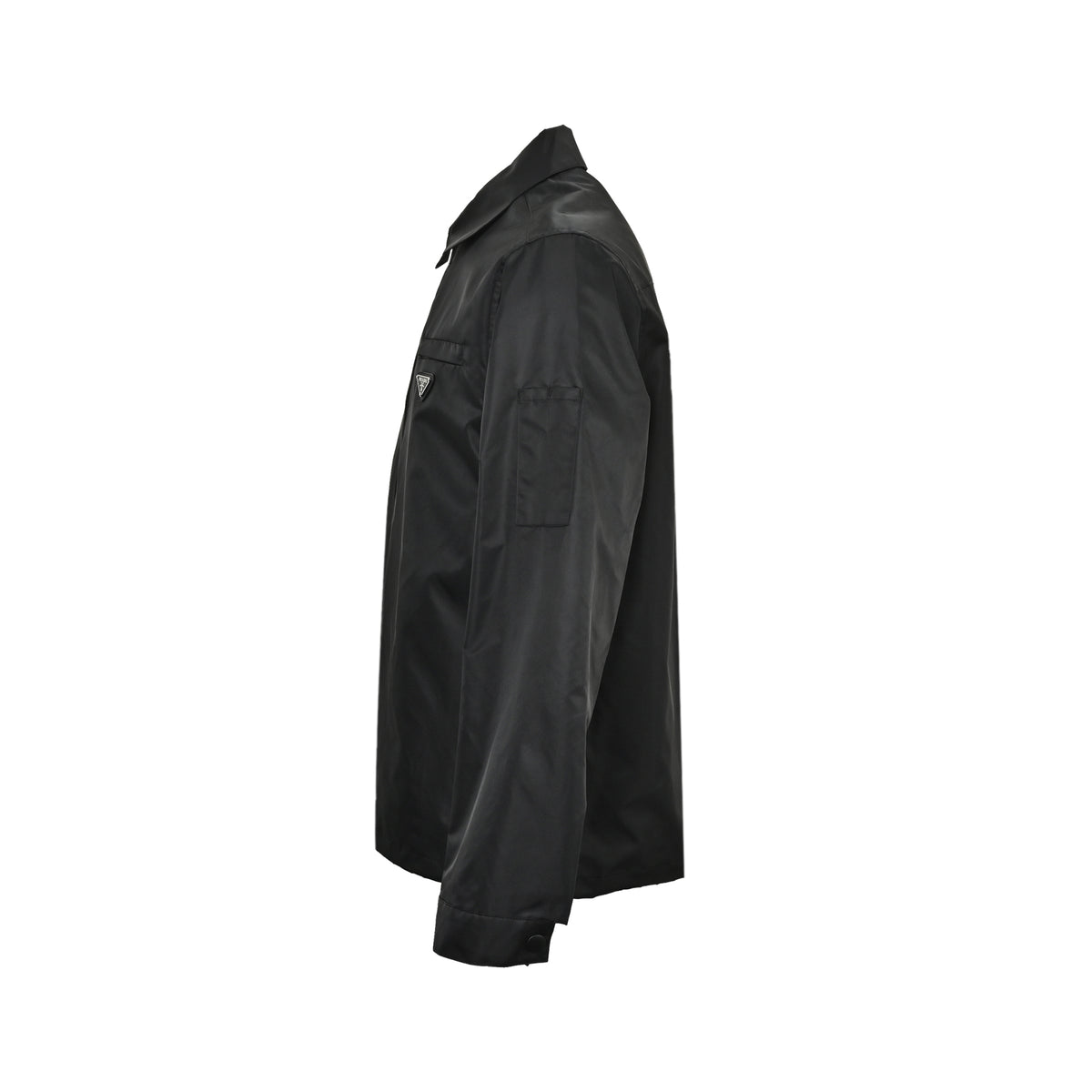 Prada zipper pocket nylon lapel jacket