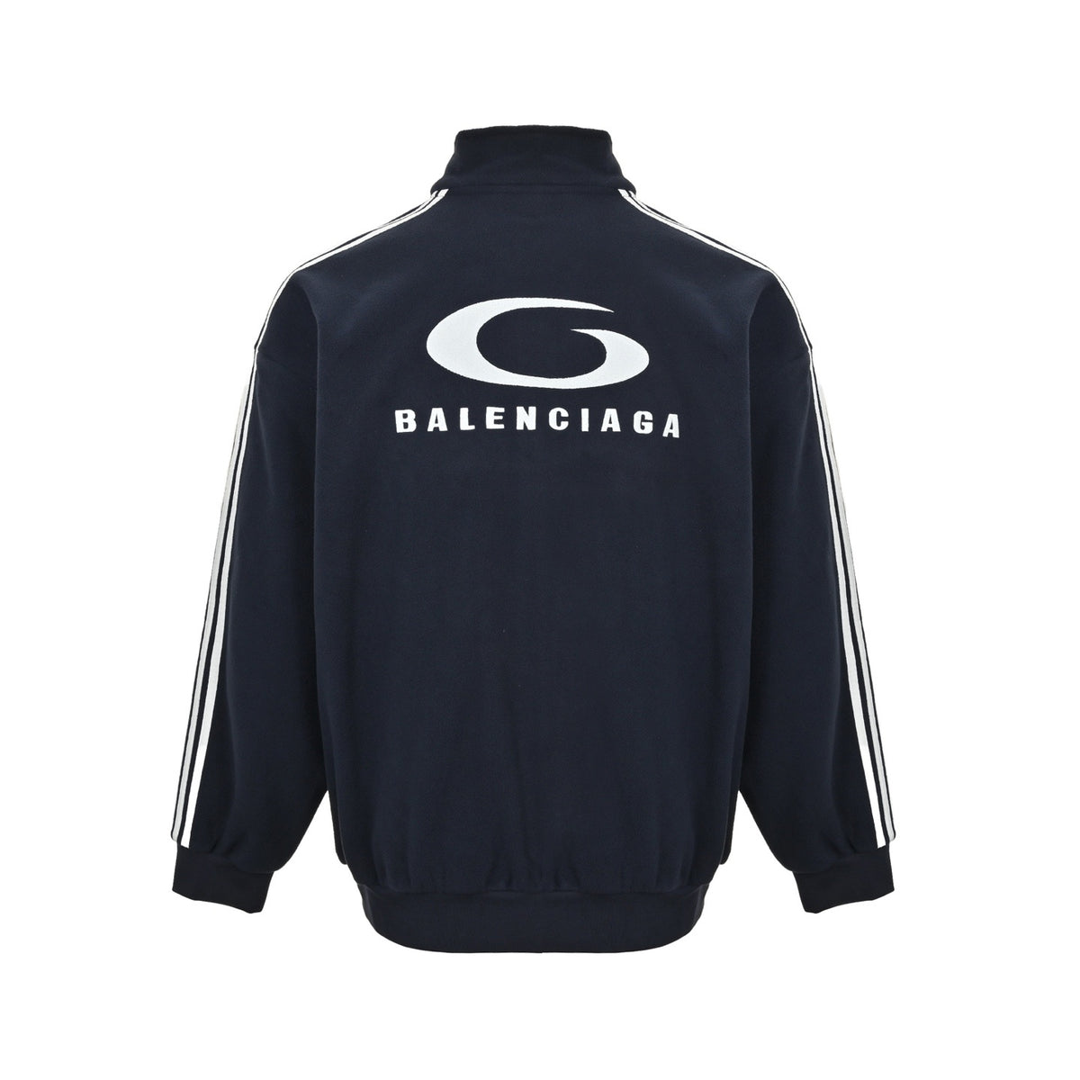 Balenciaga/Balanciaga five-bar circle embroidery suit polar fleece jacket