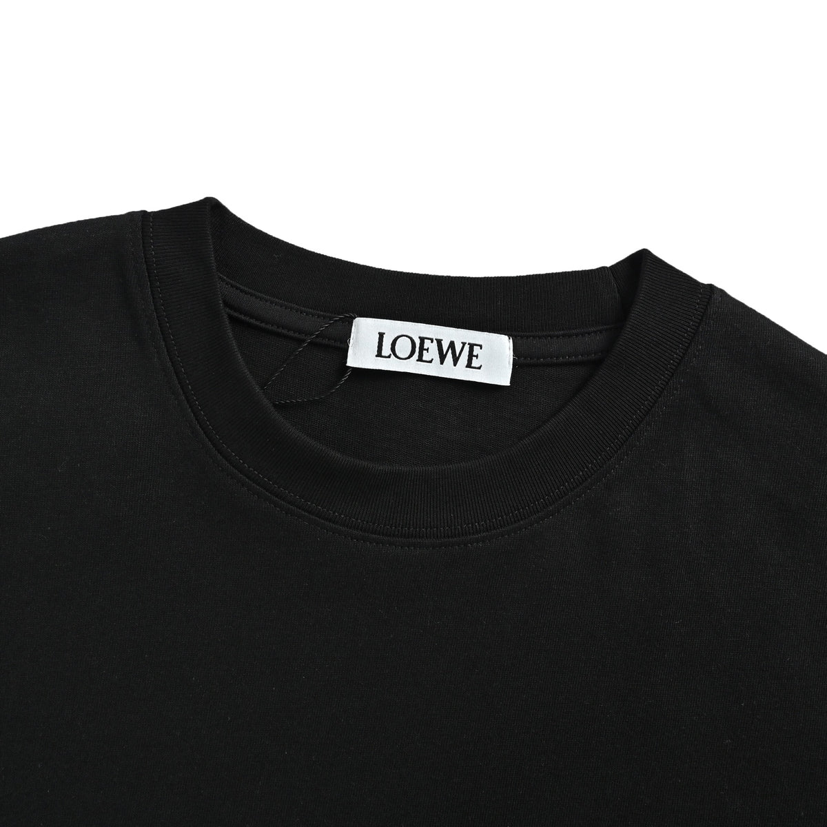 Loewe/Luo Yiwei short sleeves with burnt logo on sleeves