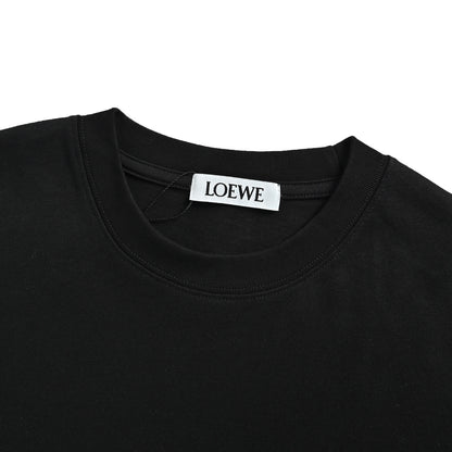 Loewe/Luo Yiwei short sleeves with burnt logo on sleeves