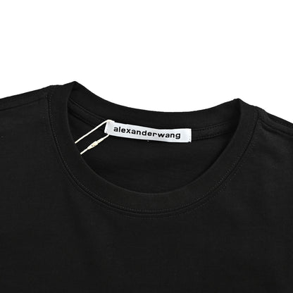 AlexanderWang/Alexander Wang foam back letter short sleeves