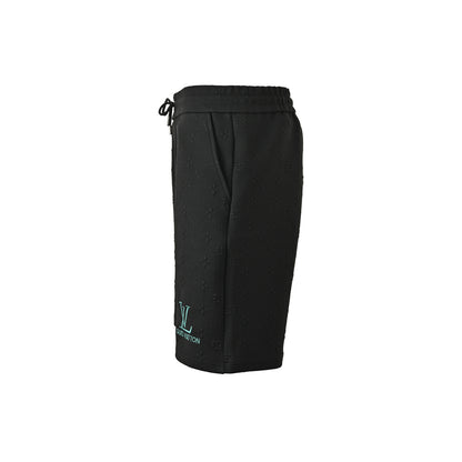 Louis Vuitton letter embroidered presbyopia dark pattern embossed shorts
