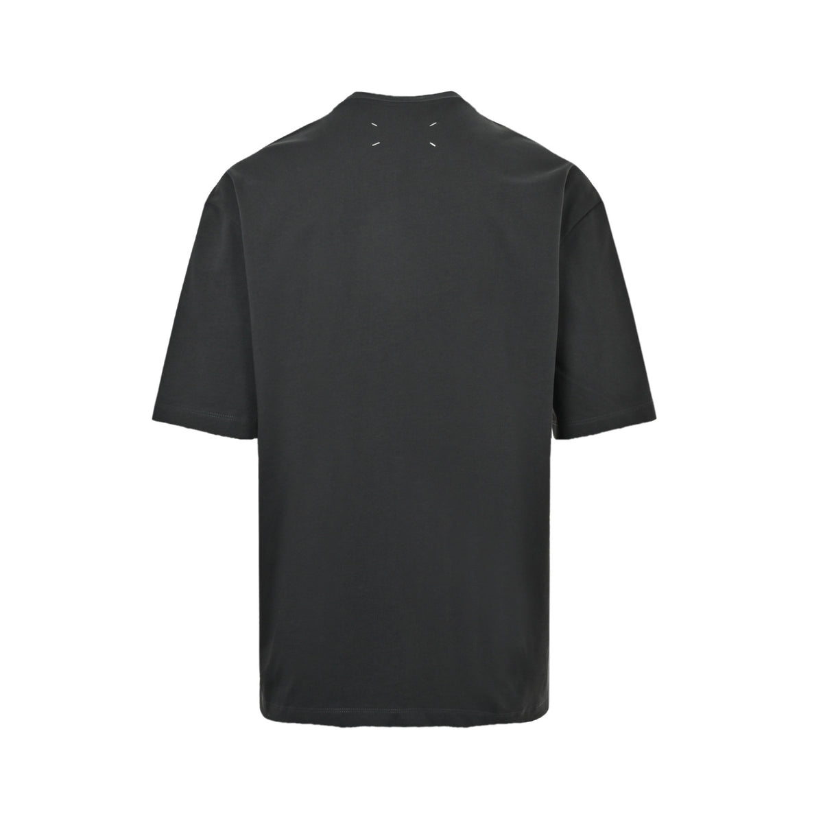 Maison Margiela unfinished embroidered printed short sleeves