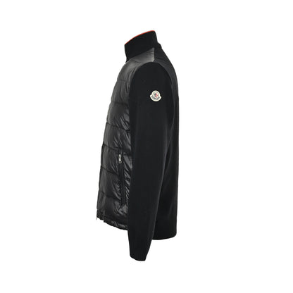 Moncler/Meng Mouth Quilted Wool Splicing Stand Collar Down Jacket
