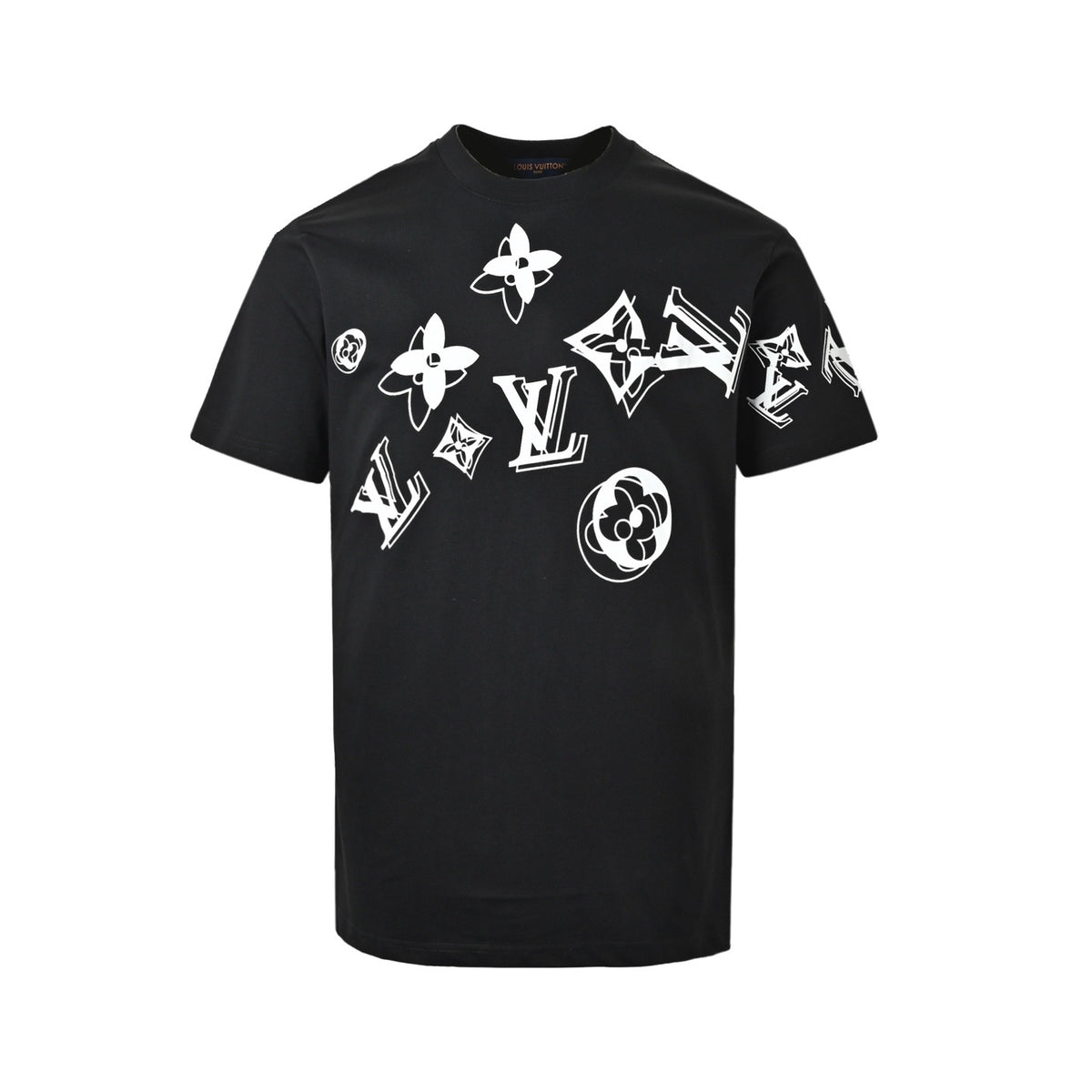 Louis Vuitton ghost presbyopic print short sleeves