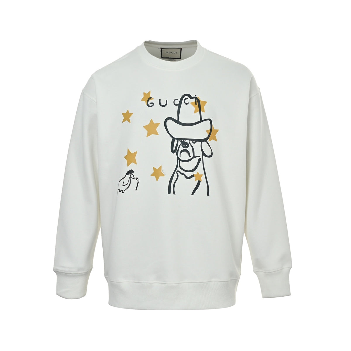 Gucci Fun Cartoon Series Printed Round Neck Sweatshirt
