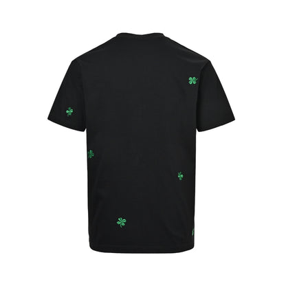 Dior 26ss full-width four-leaf clover embroidered short sleeves