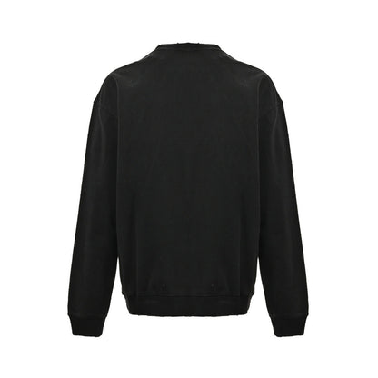 Balenciaga/Balanciaga Gradient washed barrage printed round neck sweatshirt