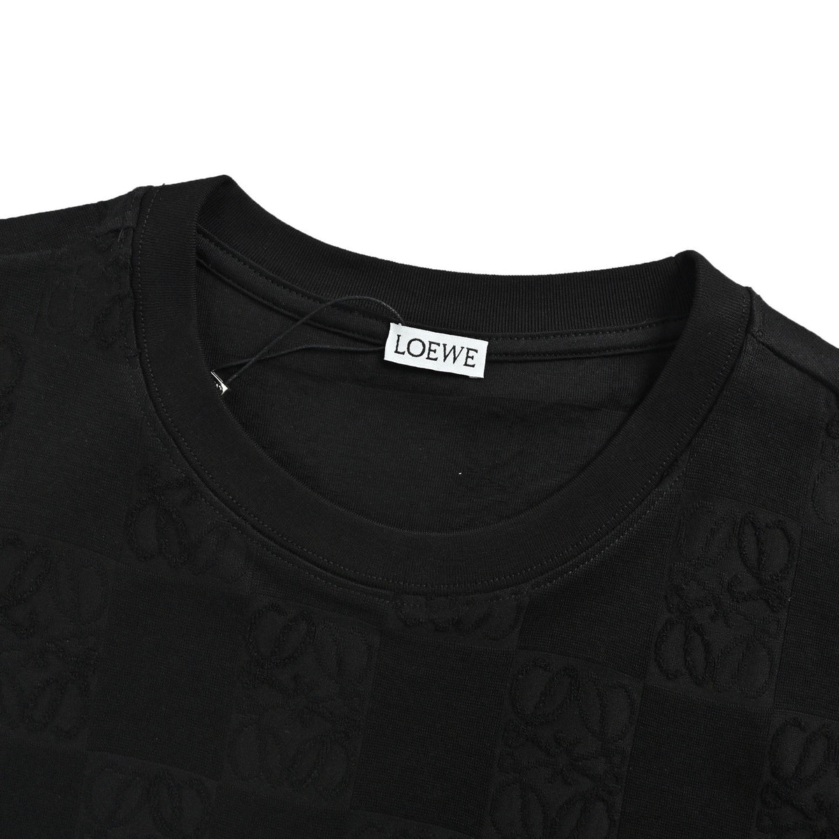 Loewe/Luo Yiwei full printed dark pattern old flower jacquard short sleeves