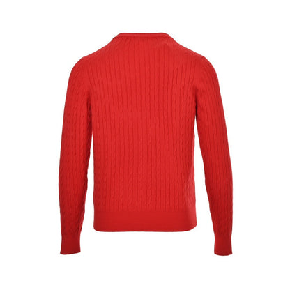Ralph Lauren Classic Women's Cable Round Neck Knitted Sweater Cardigan