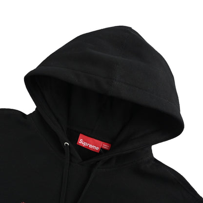 Supreme Swarovski co-branded rhinestone phantom logo hooded sweatshirt