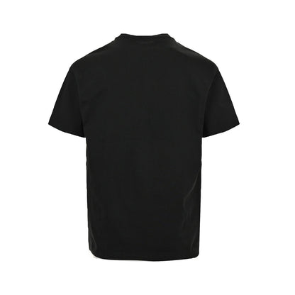Loewe/Luo Yiwei 24ss color block embroidered logo short sleeves