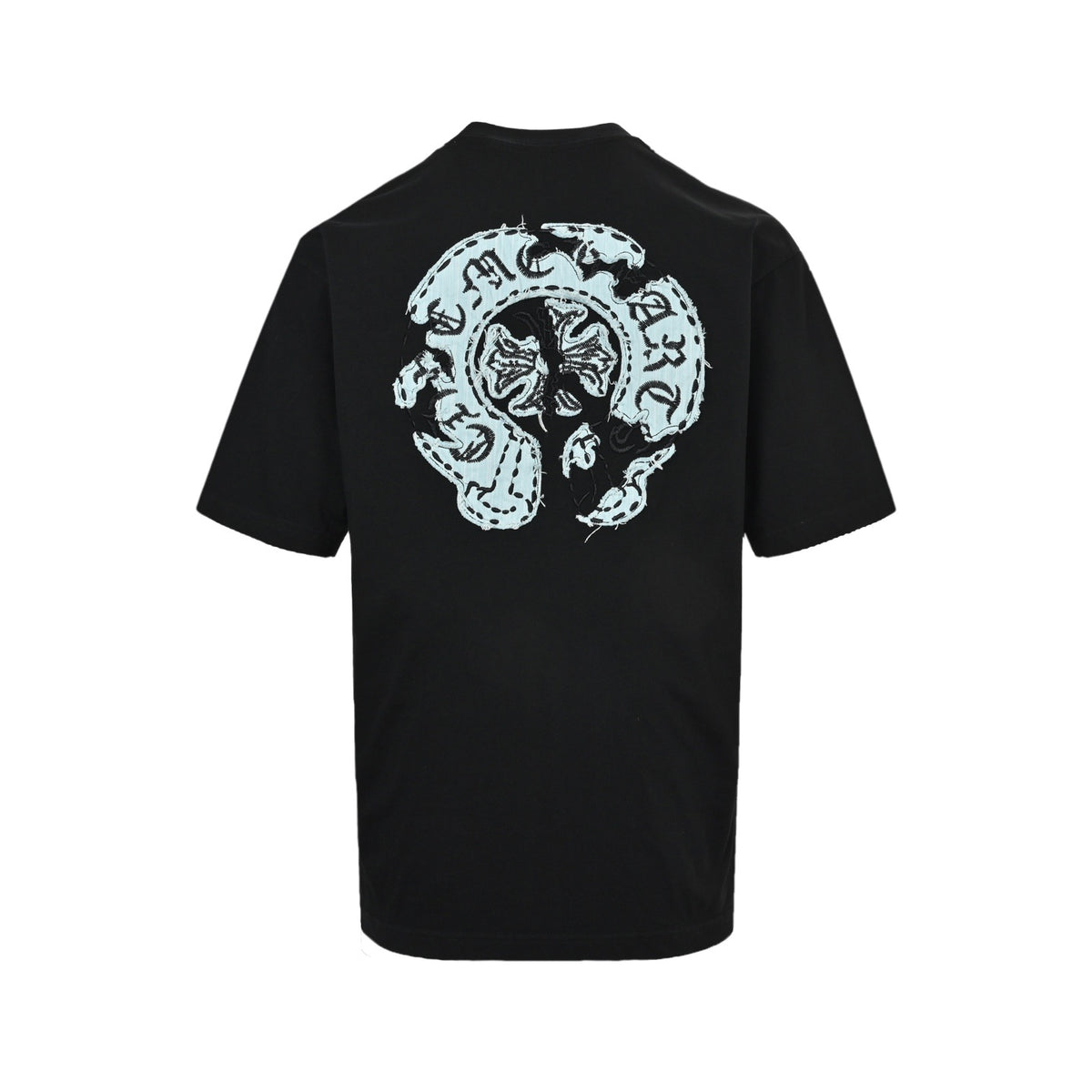 Chrome Hearts Heavy Industry Scroll Patch Embroidered Short Sleeves