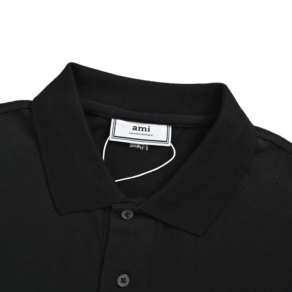 Ami Paris Classic Love Embroidered Polo Short Sleeve