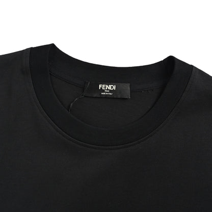 Fendi 26ss FF fake pocket printed short sleeves