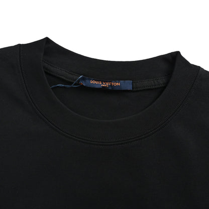 Louis Vuitton short sleeves with front and rear letter logo embroidery