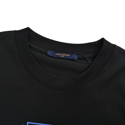 LouisVuitton/Louis Vuitton round letters presbyopia logo foam short sleeves on the chest