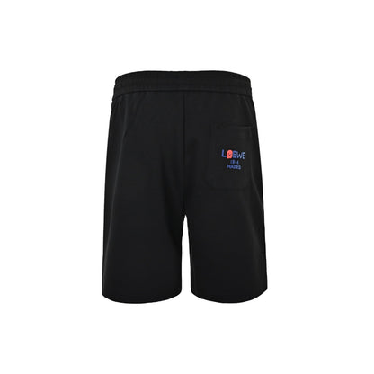Loewe Anniversary limited edition lion flocked patch shorts