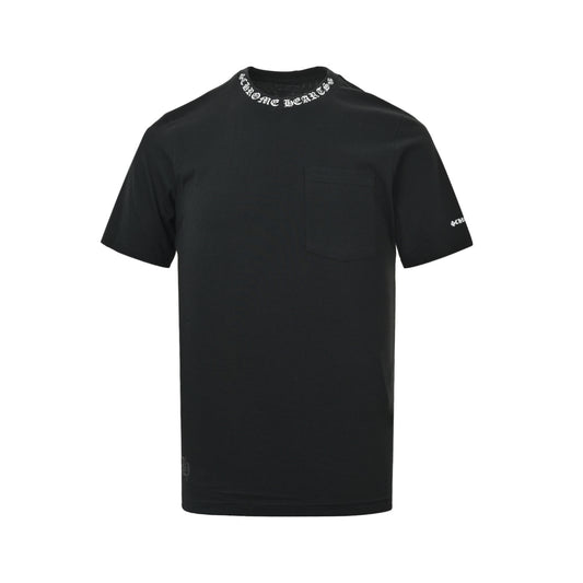 Chrome Hearts/Chrome Heart Sanskrit letter printed short sleeve collar