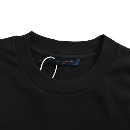 LouisVuitton/Louis Vuitton star small label LV embroidered logo short sleeves