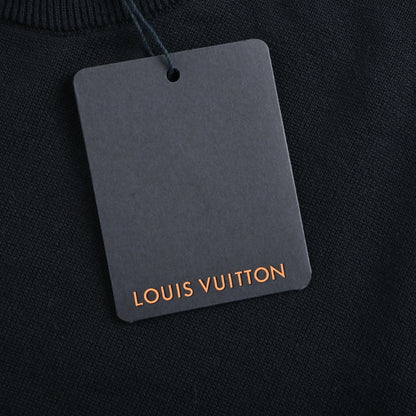 Louis Vuitton 24ss arm sleeves old pattern jacquard knitted short sleeves