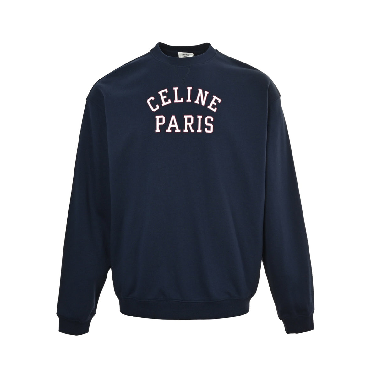 Celine Paris curved letter round neck sweatshirt