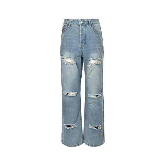 Acne Studios Ice Blue Knife Cut Jeans