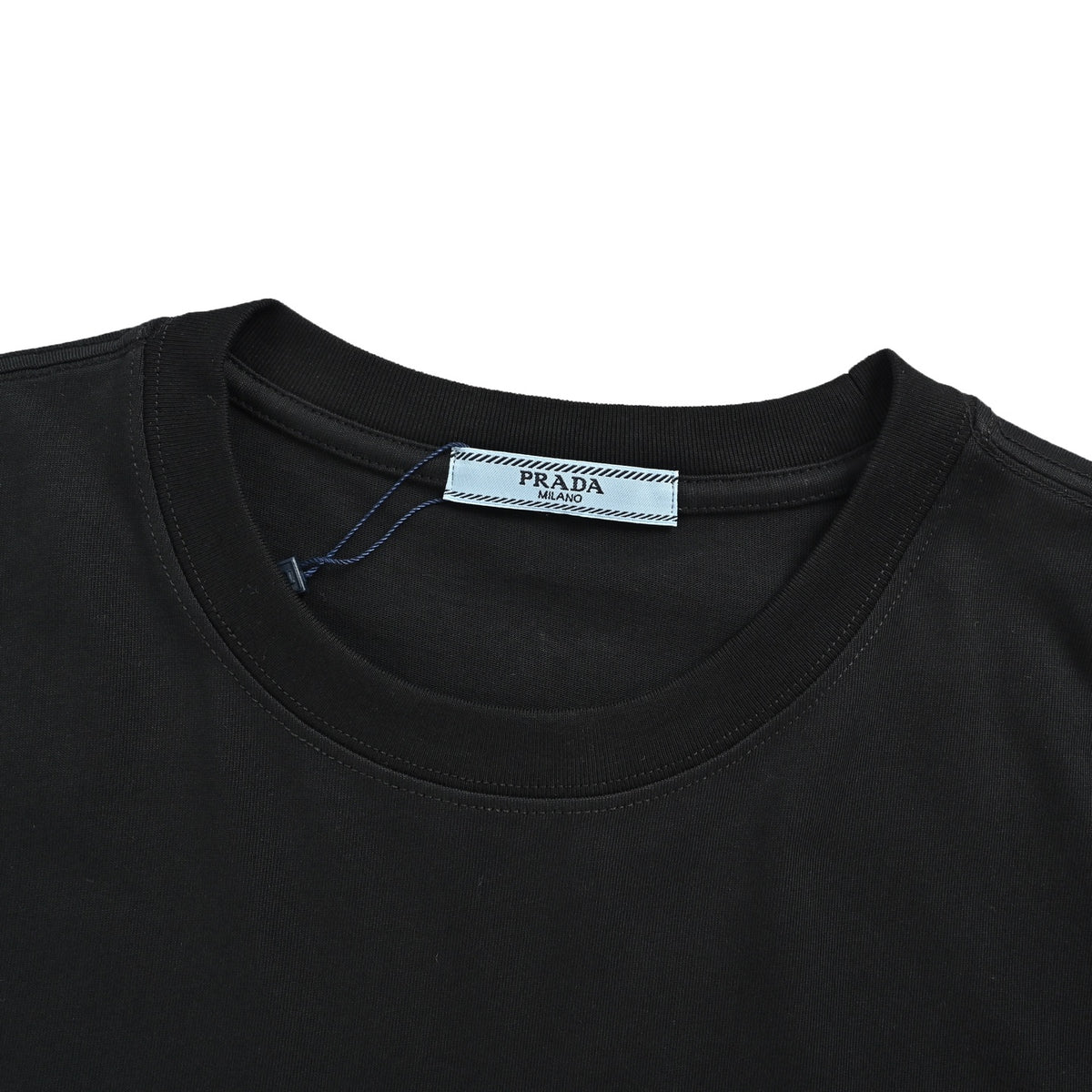 Prada classic logo embroidered short sleeves