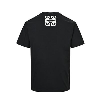 Loewe/Luo Yiwei 26ss foam logo printed short sleeves
