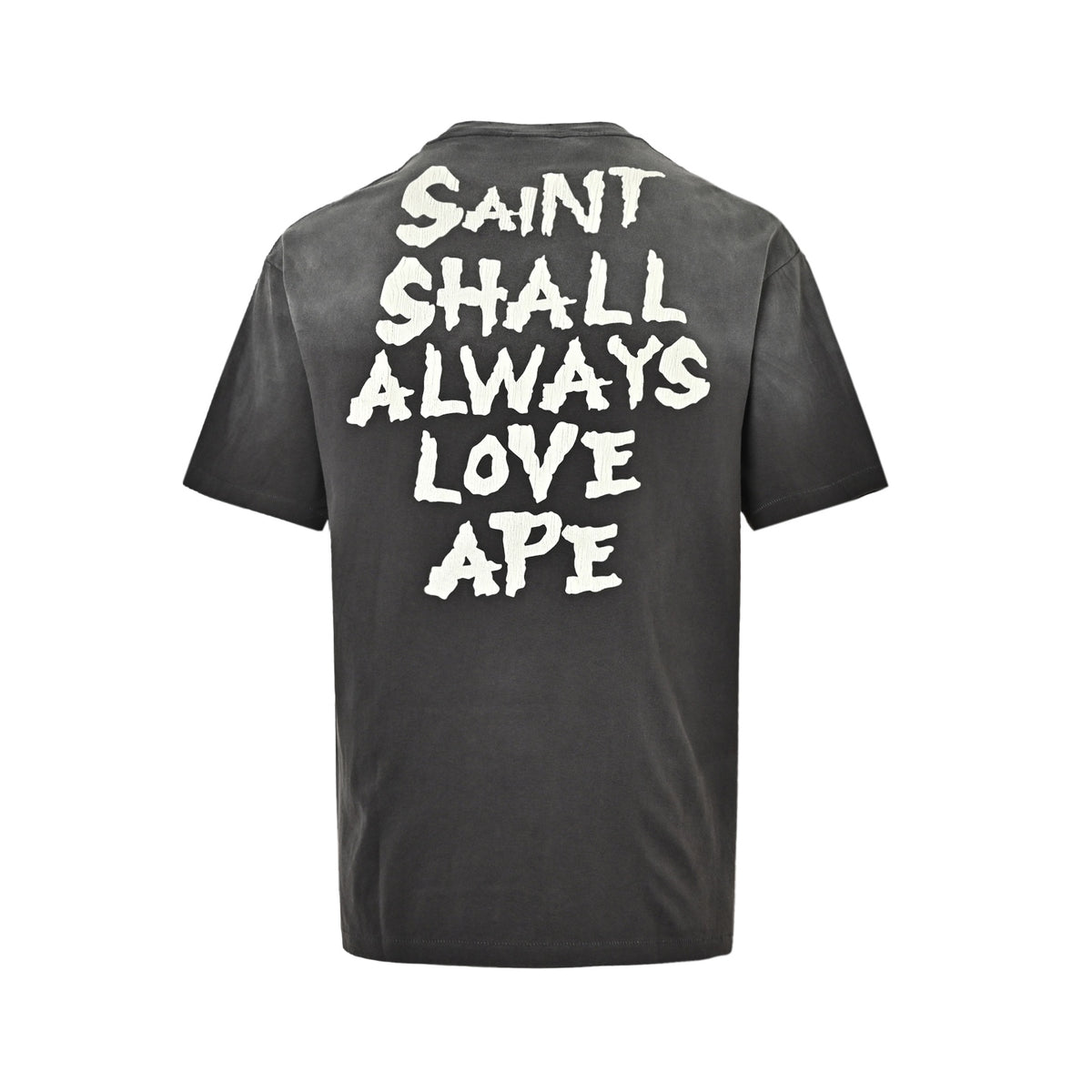 SAINT MICHAEL skull ape head print short sleeves